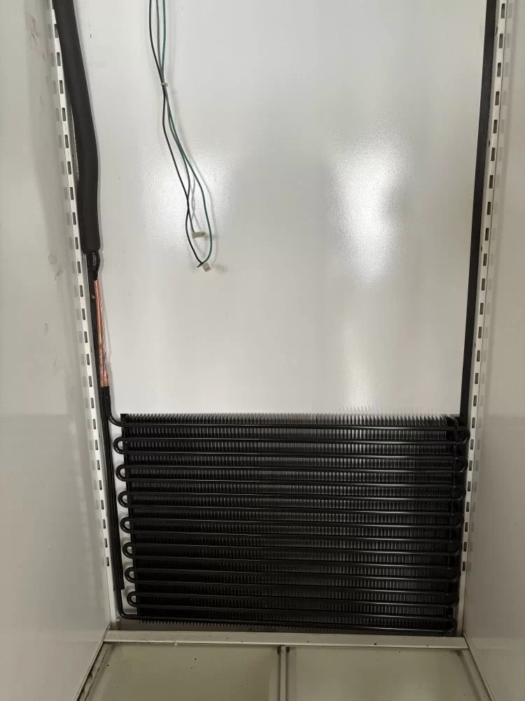Refrigerator evaporator and wiring service